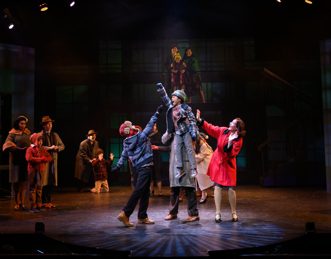 The company performing A Christmas Story.